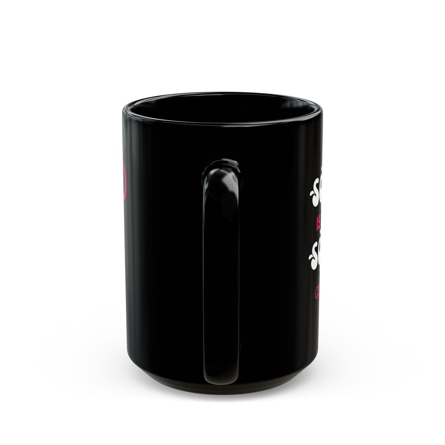 A Squeeze is Worth a Squeeze Mammogram Black Mug (11oz, 15oz) Breast Cancer Awareness